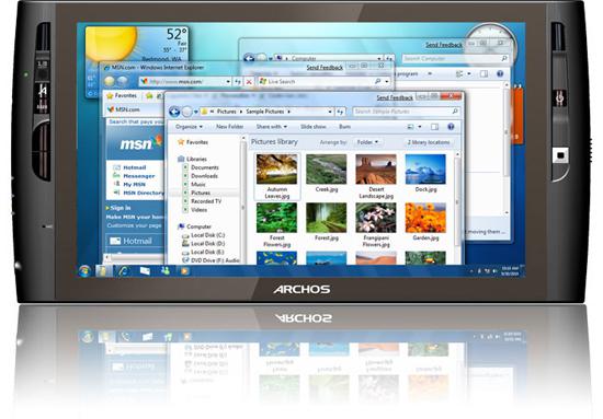 Windows 7 Device ARCHOS 9 Windows 7 Device ARCHOS 9