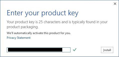 Product Key