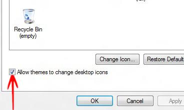Allow Change Desktop Icons
