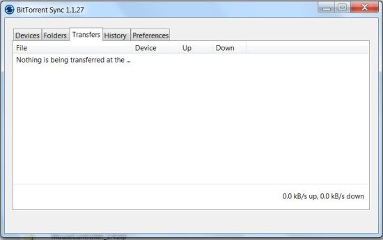 BitTorrent Screen