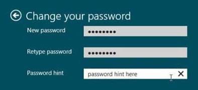 Change password