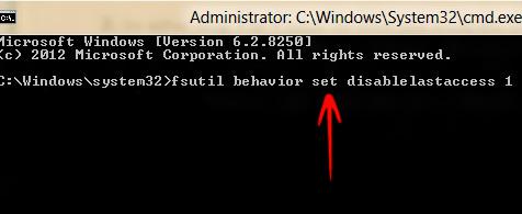 Command for Disable Last Access