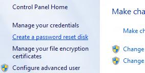 Create a Password Reset