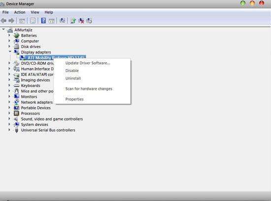 Right Click on Network Adapter