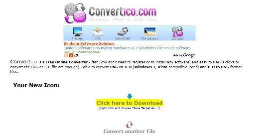 Download the Converted File by Right-Clicking Click here to Download Link and Clicking on Save Link As Option