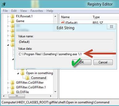 Edit String in Windows Registry