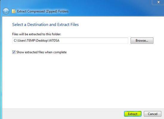 Extract the ZIP File