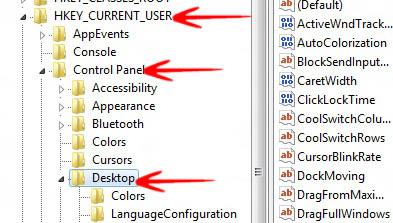 Hkey Current User Control Panel