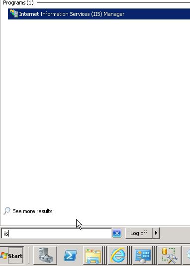 Iis Manager Internet Information Services