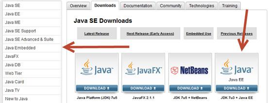 Latest versions of java