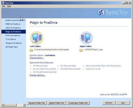 Microsoft SyncToy