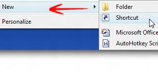 New Shortcut