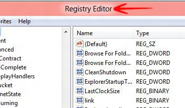 Open Registry Editor