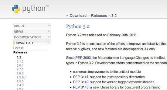 Latest Release of Python