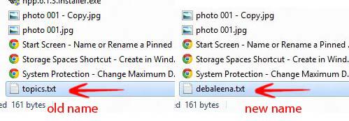 Rename a File