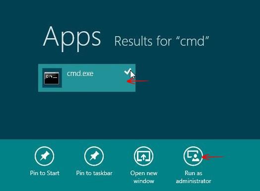 search cmd from home screen