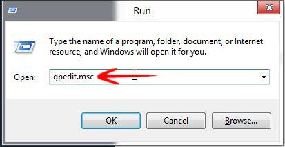 run gpedit.msc
