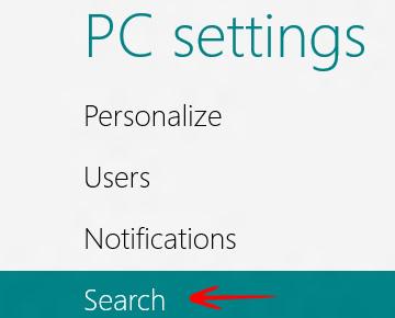 Search PC Settings-9N