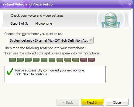 Configure Audio Device