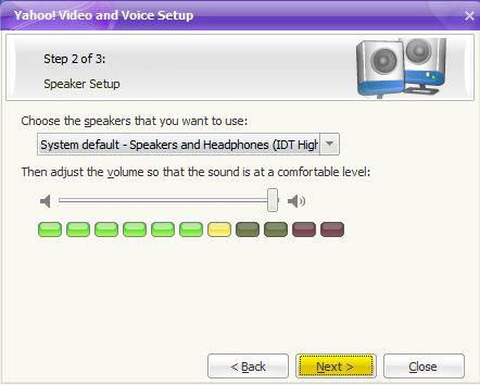 Confirm Audio Device Configuration