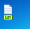 Type New Name for File