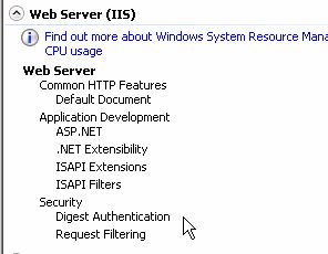 Web Server Iis Installation