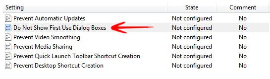 Settings for Windows Media Player