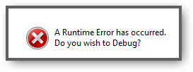 A Runtime Error Has Occured Do You Wish To Debug.png