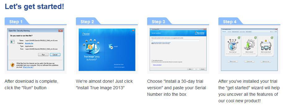Acronis True Image Installation