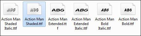 Action Man Font