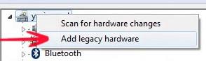 Adding Legacy Hardware