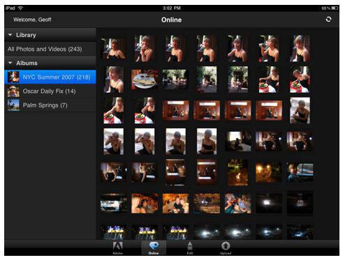 Adobe Photoshop Express for iPad