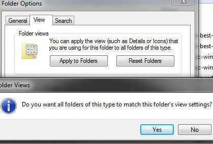 Apply Folder View To All Folders
