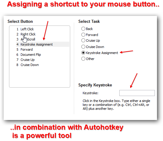 Assign A Shortcut To Your Mouse Buttons Using Logitech Setpoint