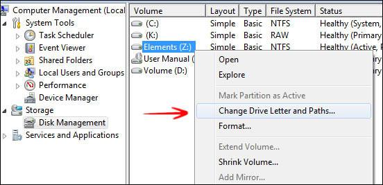 Assign Static Drive Letter