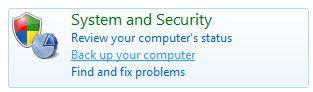 Backup Your Computer in Windows 7