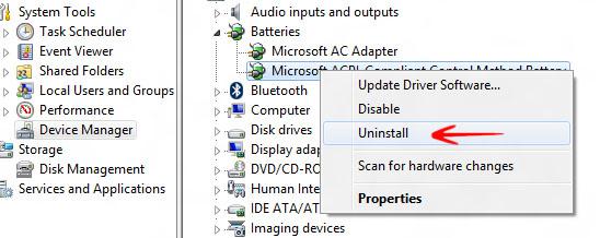 Batteries device manager