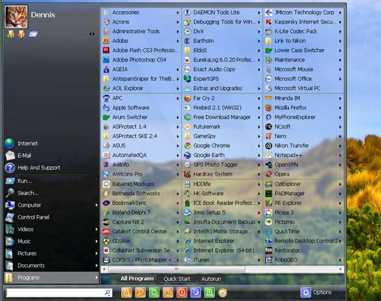 Big Start Menu for Windows 7