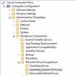 Bitlocker Drive Encryption Startup Group Policies