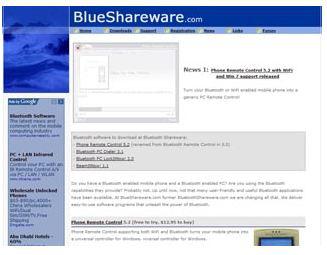 Blueshareware Bluetooth Software for Windows 7