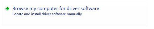 Browse Computer For Driver