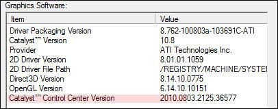 Catalyst control center version