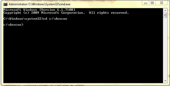 CD Devcon Windows 7