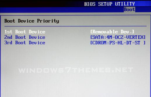 Change Boot Priority Move Ssd