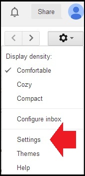 change gmail settings