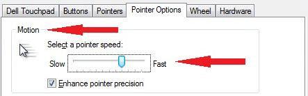 Change Mouse Sensitivity in Windows 7