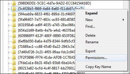 Change Registry Key Permissions