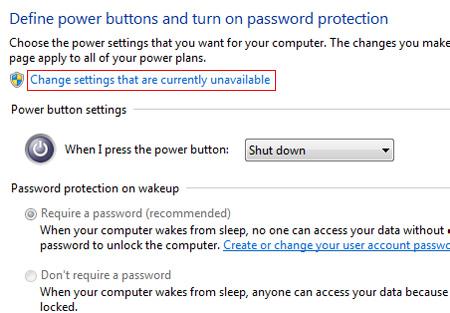 Change settings hibernate