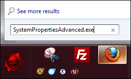 Change System Properties