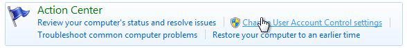 Change User Account Controls in Windows 8